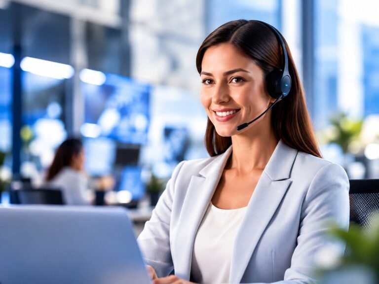 AI receptionist service answering business calls